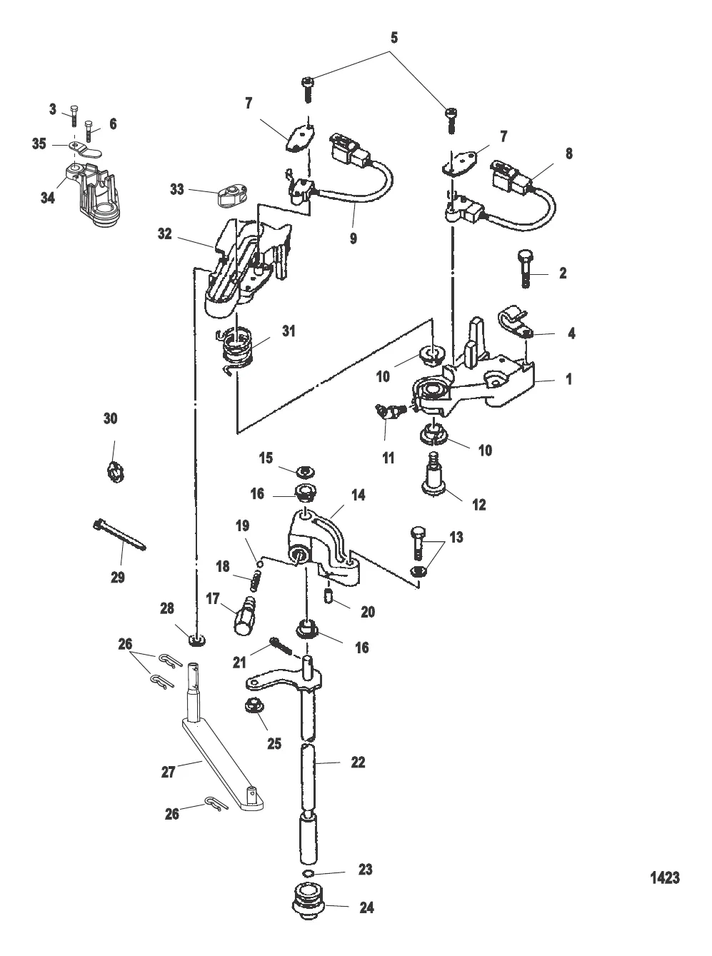 Тяга механизма переключения передач