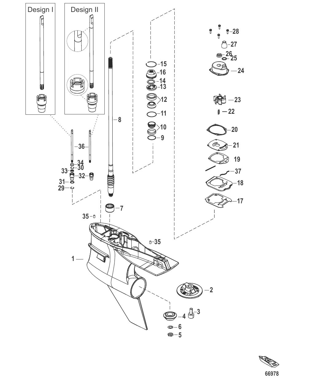 Картер редуктора, Ведущий вал, Torque Master