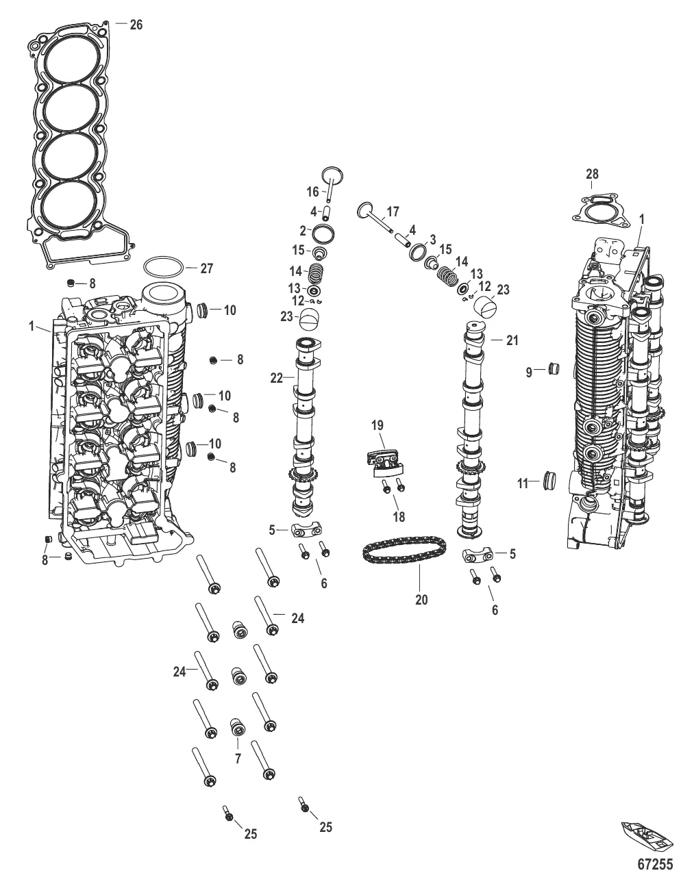 Cylinder Head and Camshaft