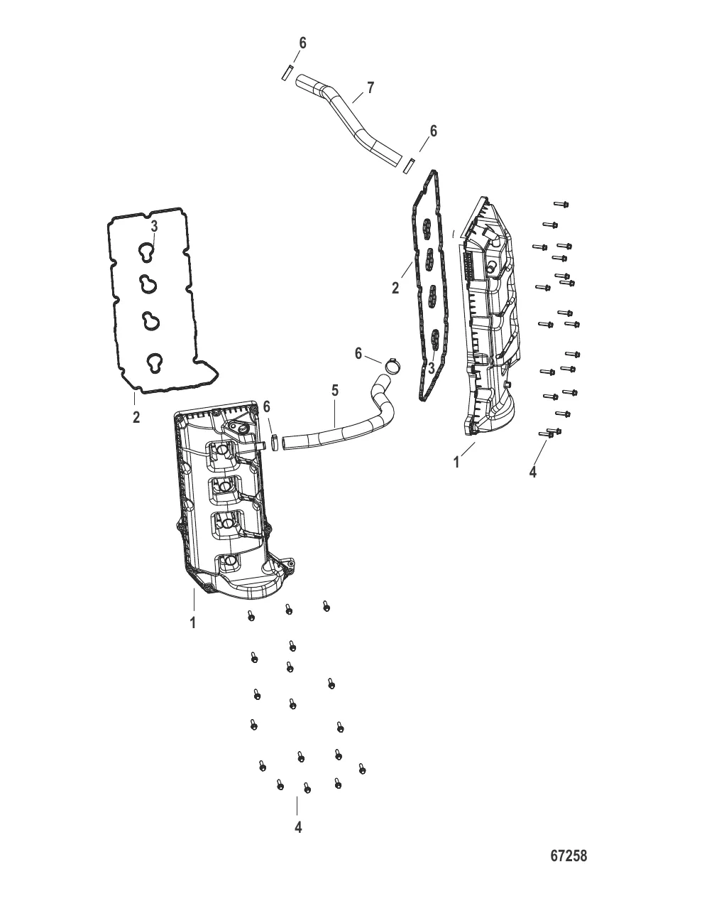 Крышка распределительного вала