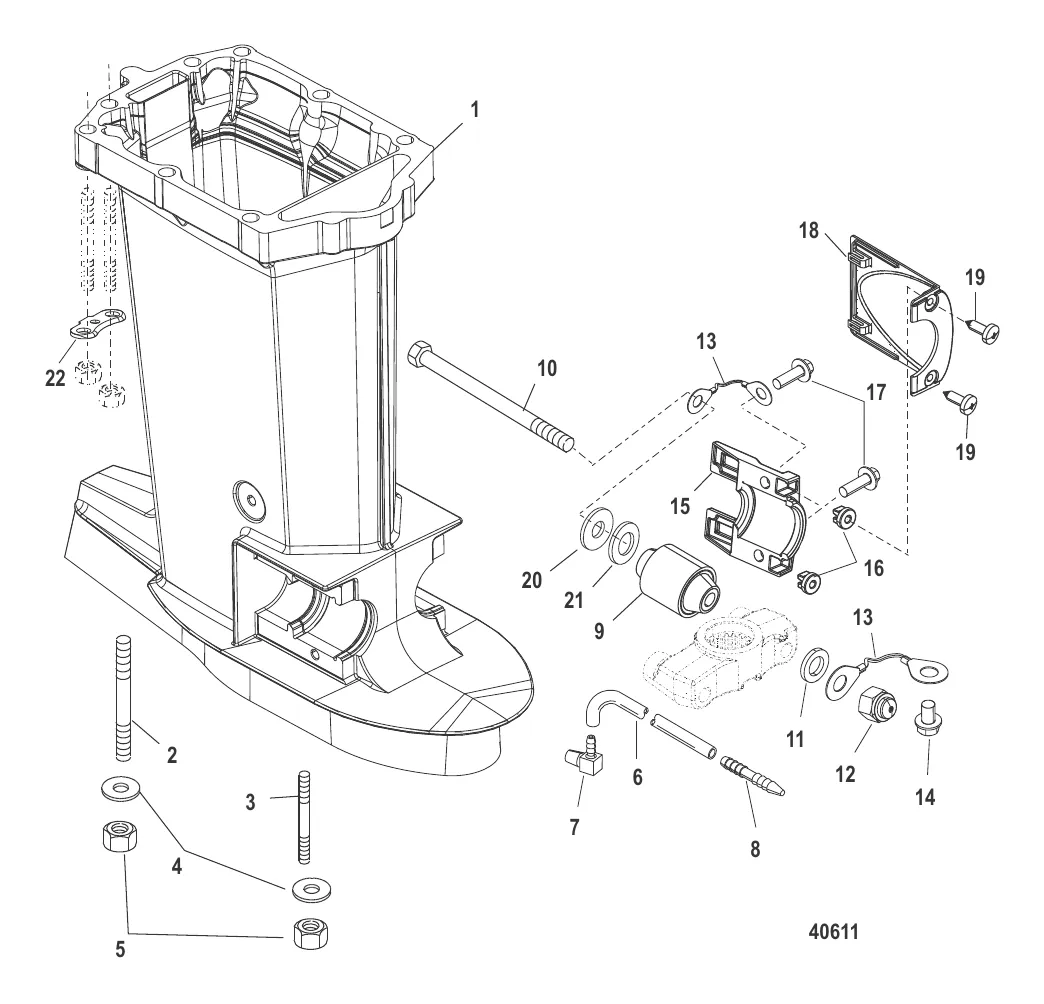 Корпус ведущего вала