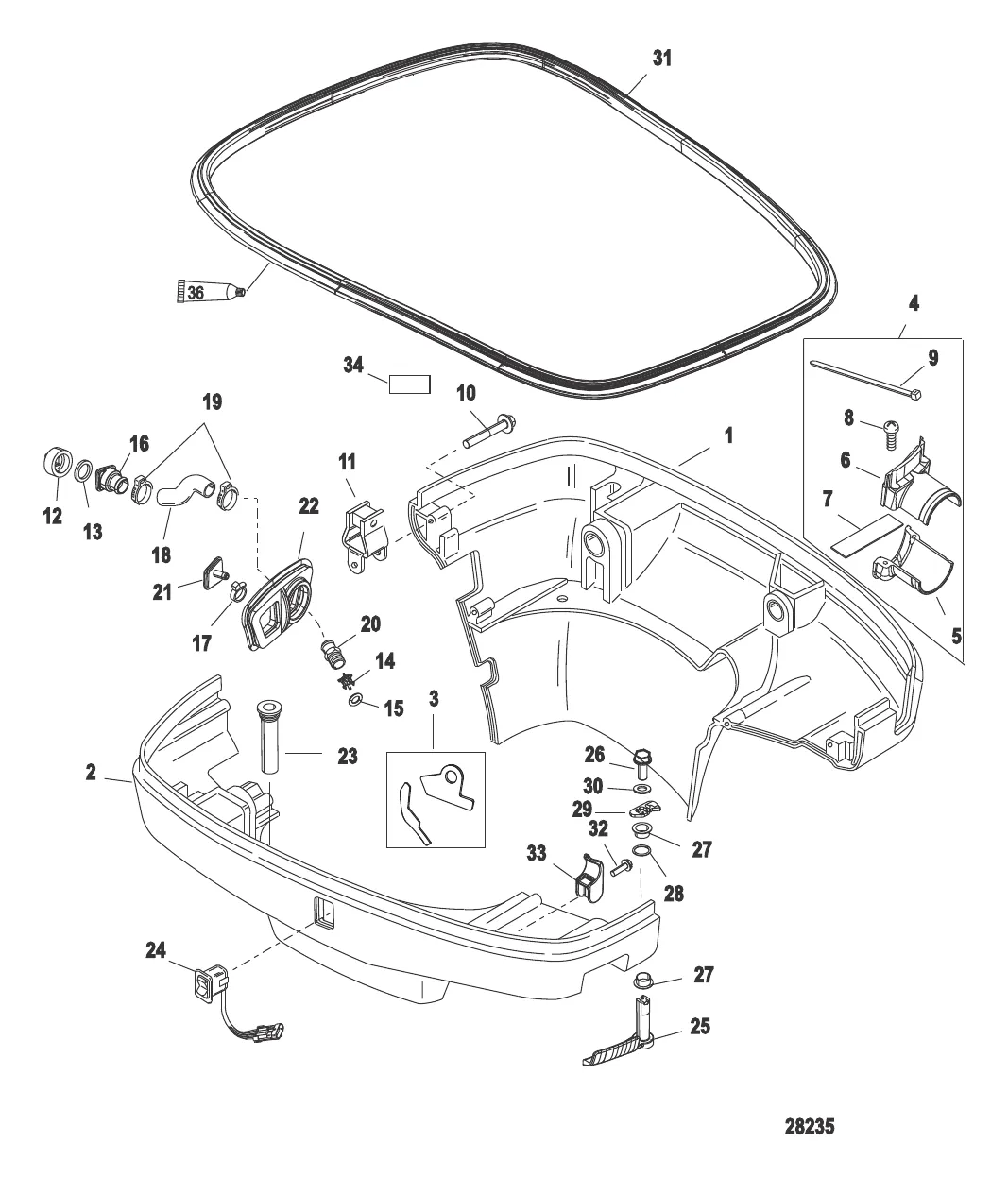 Нижний кожух