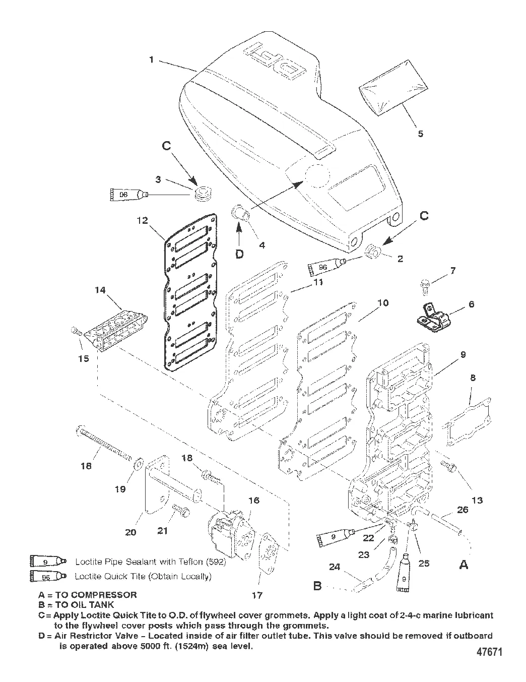 КРЫШКА БЛОКА С ПЛАСТИНЧАТЫМИ КЛАПАНАМИ/МАХОВИКА