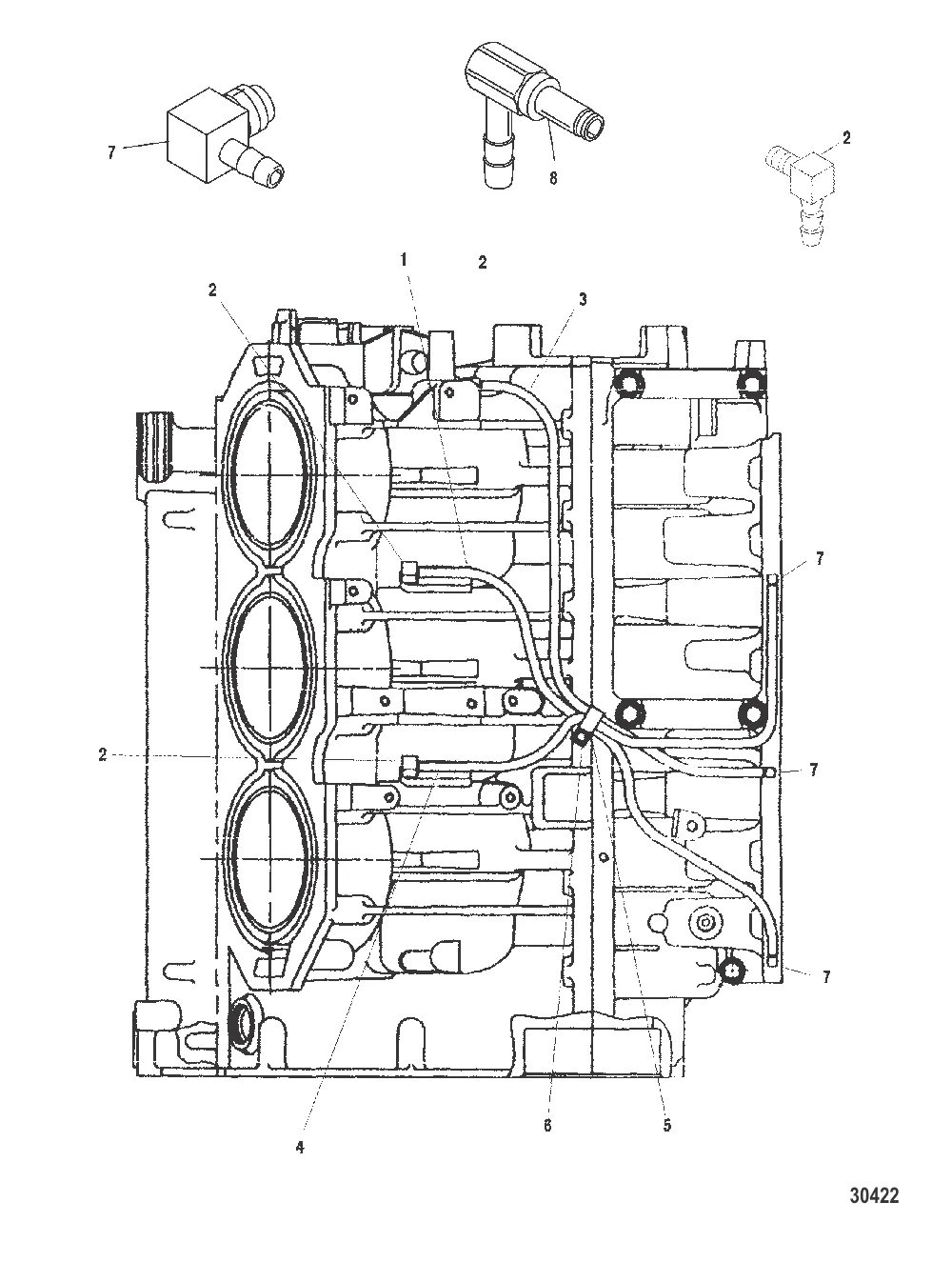 ЦЕНТРАЛЬНАЯ ГЛАВНАЯ СИСТЕМА СМАЗКИ С ПРАВОГО БОРТА