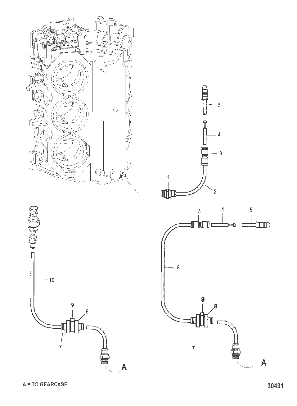 СПИДОМЕТР/НАПОРНАЯ СИСТЕМА (С/Н 0T408999 И НИЖЕ)