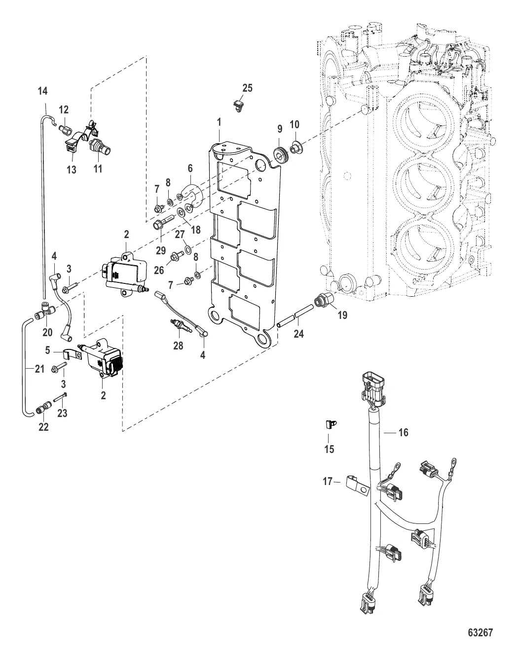 Пластина катушки