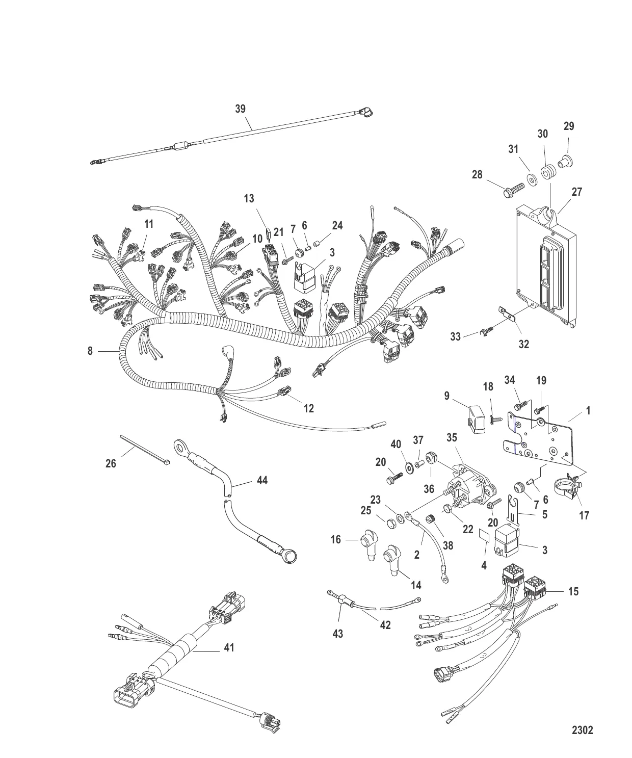 Электрическая панель в сборе
