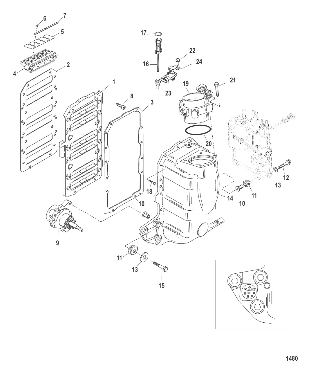 Компоненты блока подачи воздуха