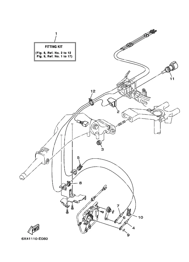 Монтажный комплект F30, F40