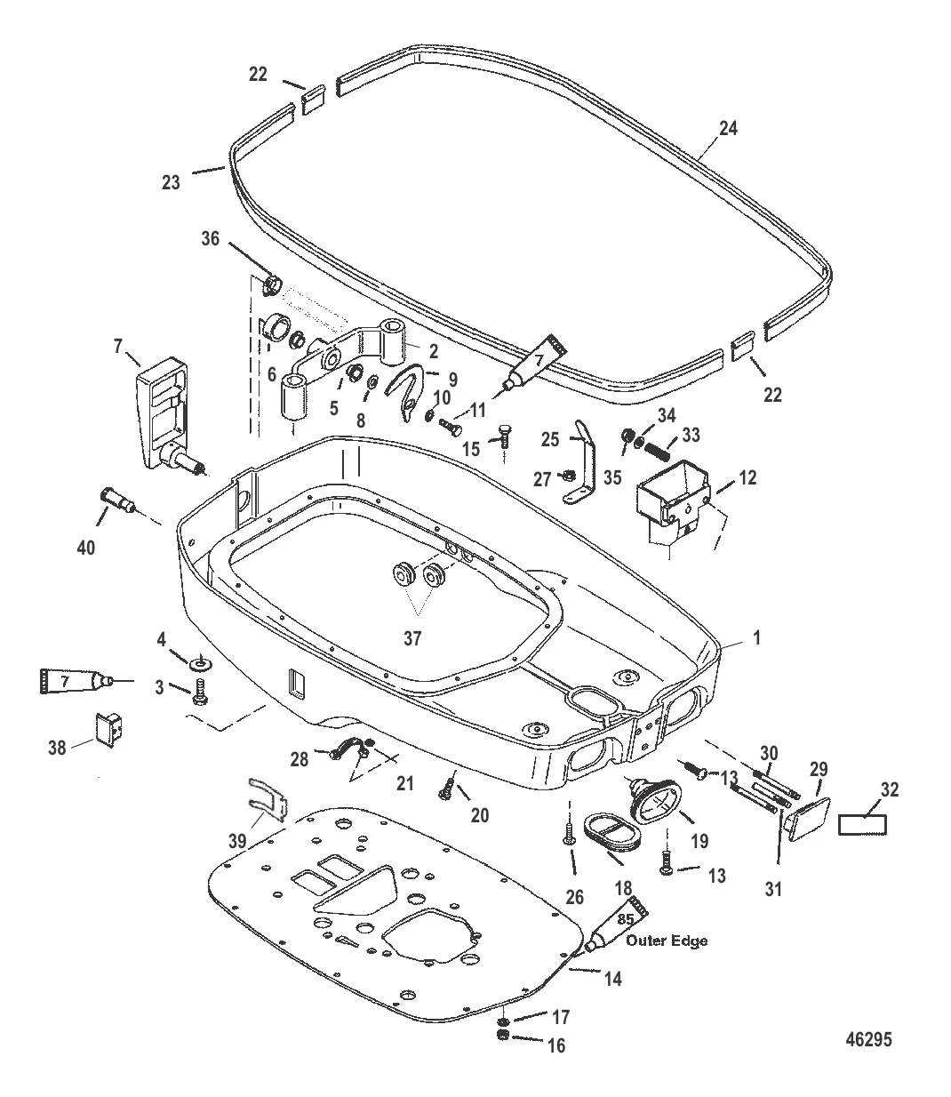 Нижний кожух