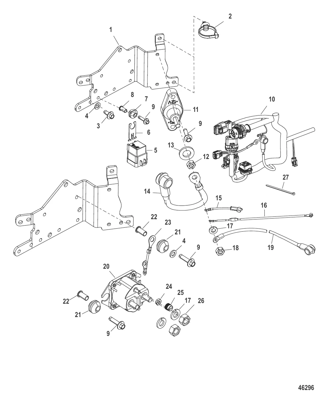 Электрическая панель в сборе