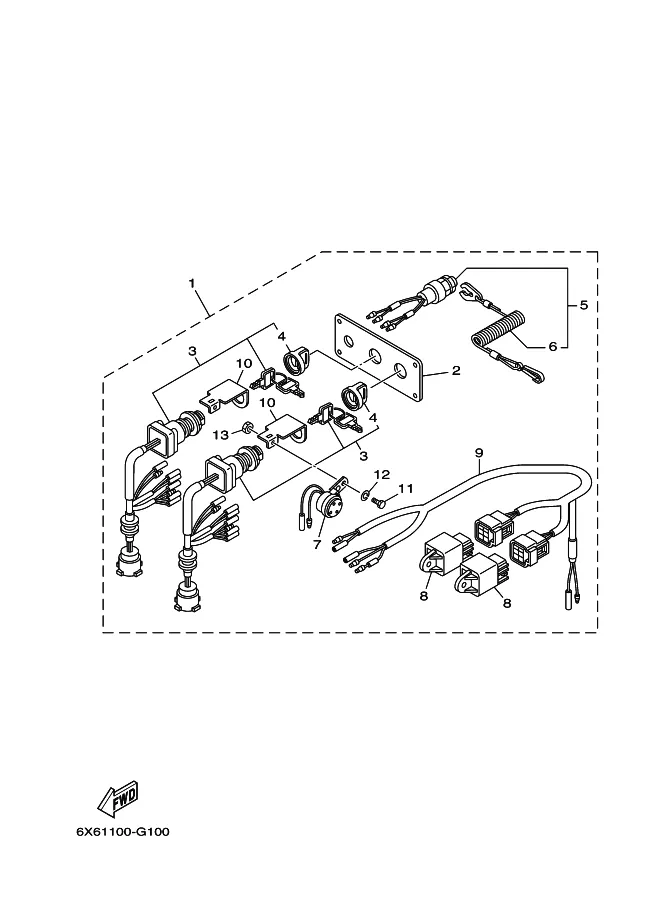 Панель переключателей 3