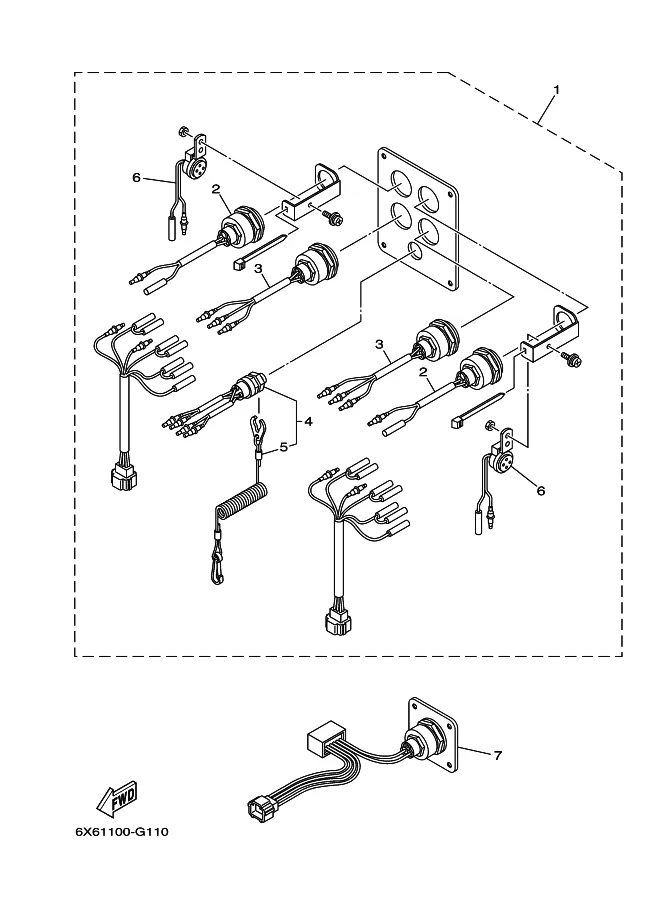 Панель переключателей 4
