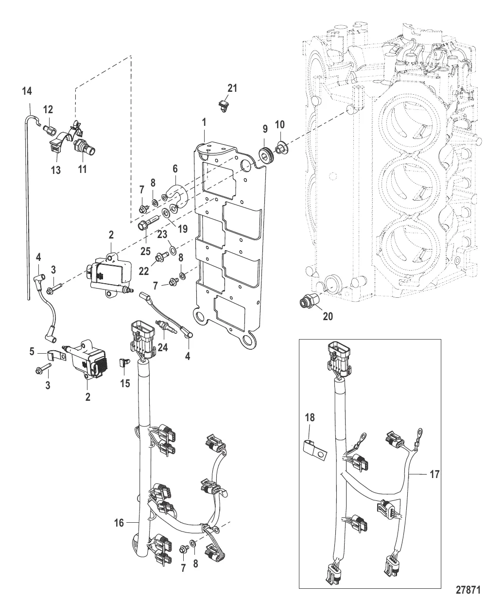 Пластина катушки