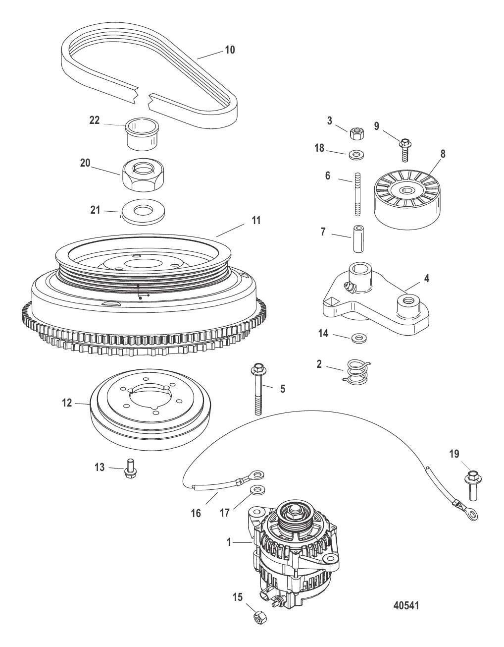 Маховик/генератор