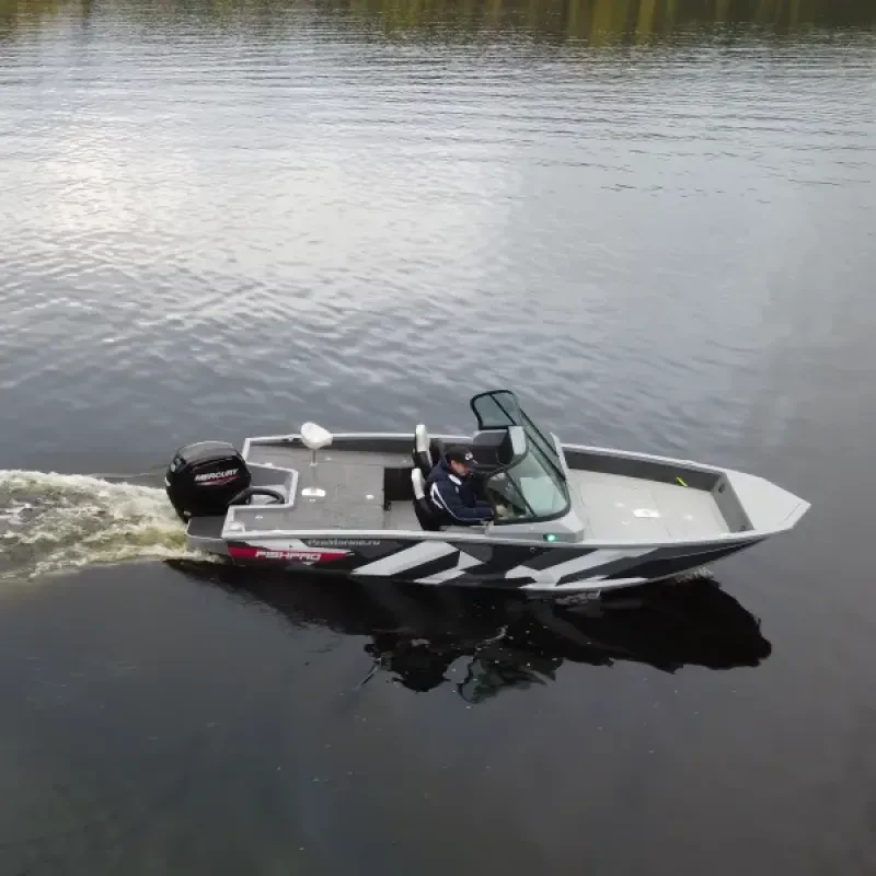 Vboats Лодка Volzhanka X5 Fish Pro c Mercury F 115 ELPT EFI