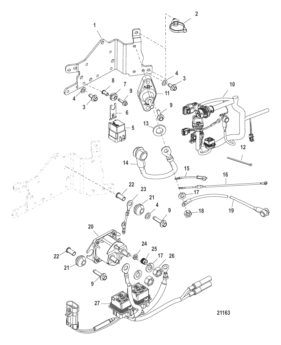 Компоненты электрической панели