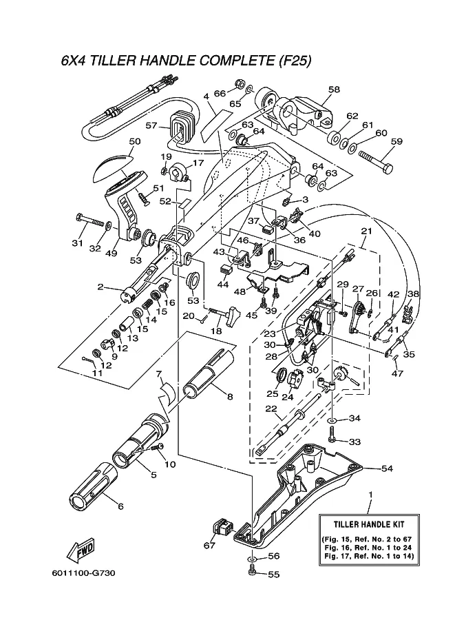 Набор рукояток румпеля 1