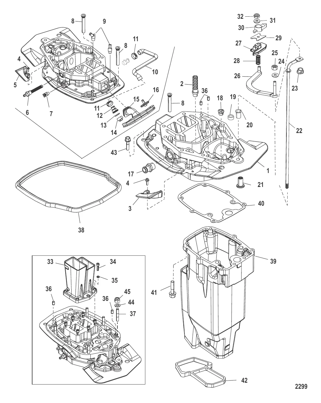 Пластина выхлопа
