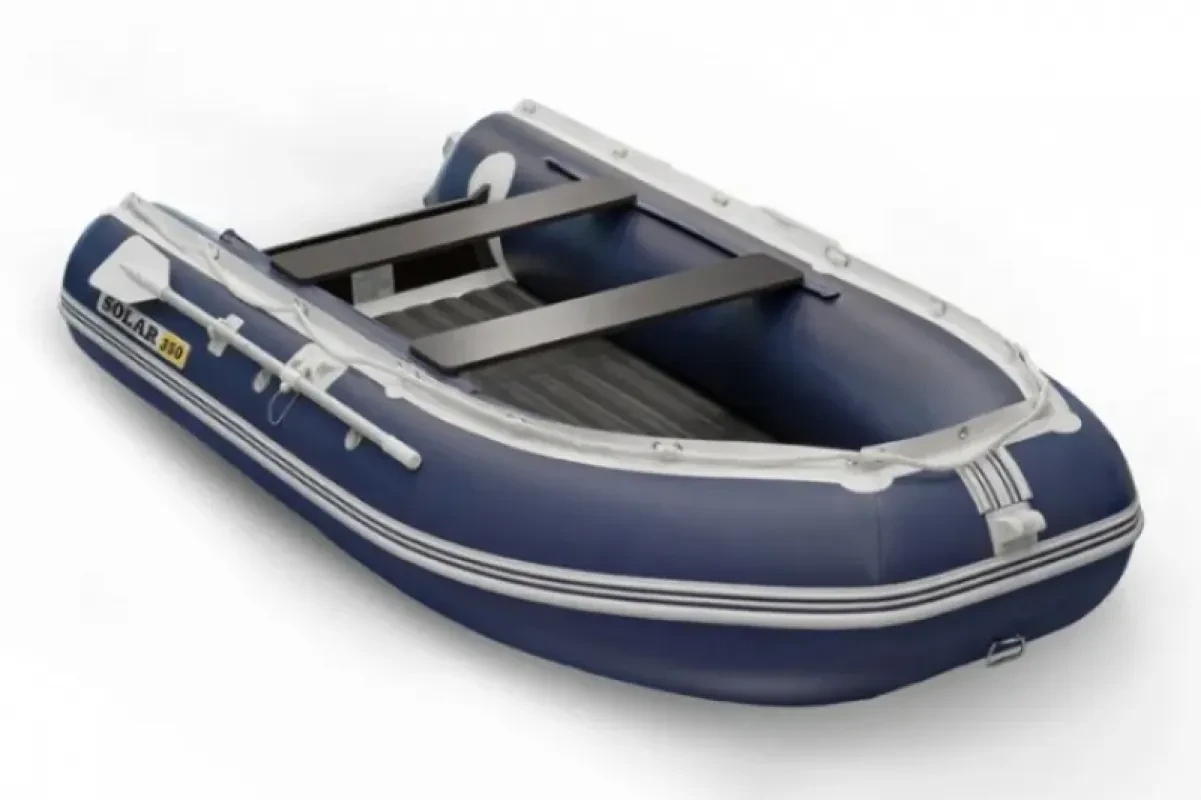 Лодка надувная моторная SOLAR-350 К (Максима) (Синий)