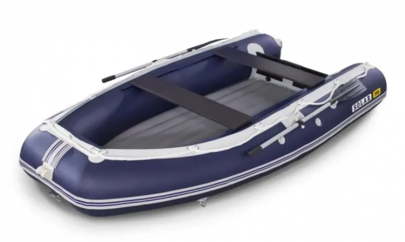 Лодка надувная моторная SOLAR-350 К (Максима) (Синий)