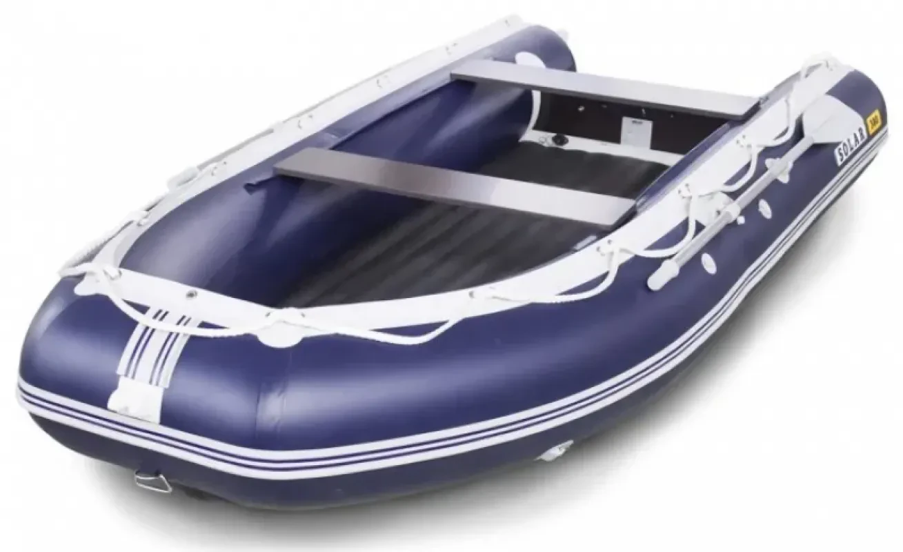 Лодка надувная моторная SOLAR-380 К (Максима) (Синий)