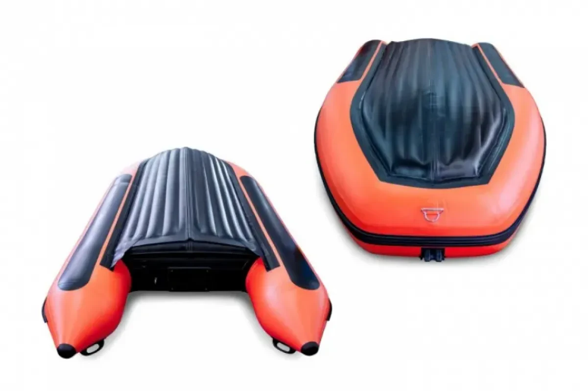 Лодка надувная моторная SOLAR-380 К (Максима) (Оранжевый)
