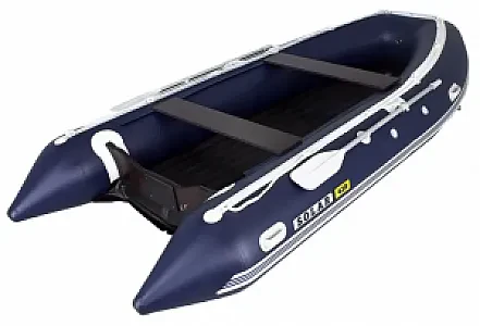Лодка надувная моторная SOLAR-420 K (Синий) 00-00000172