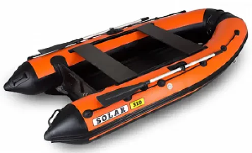 Лодка надувная моторная SOLAR-310 K (Оптима) (Оранжевый) УП-00000163