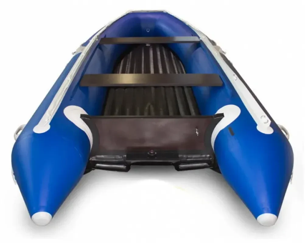 Лодка надувная моторная SOLAR-420 Strela Jet tunnel (Синий)