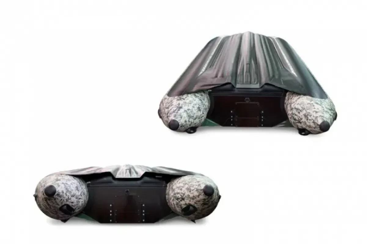 Лодка надувная моторная SOLAR-470 Strela Jet tunnel (Пиксель)